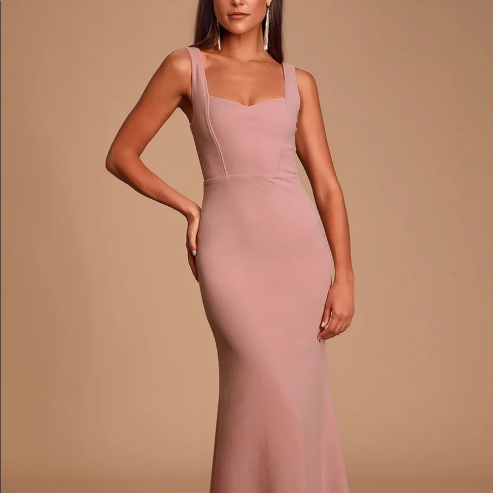Sweetest Thing Mauve Pink Maxi Dress